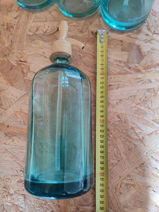 Butelki na wodę sodową PRL 4 sztuki 1 L
