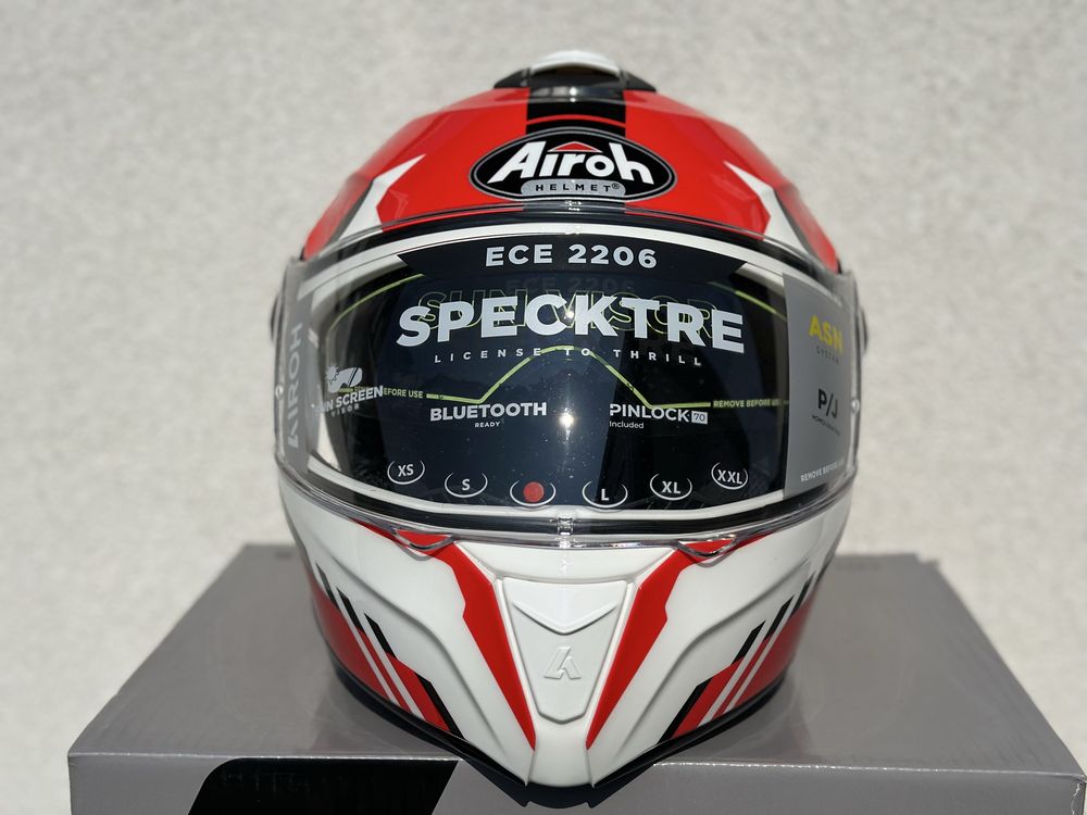 Szczekowy Kask Motocyklowy AIROH Spectre Clever rozmiar XS PROMOCJA!