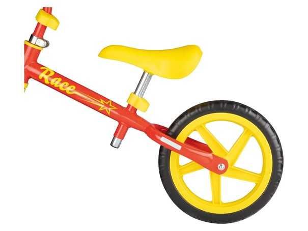 NOWY na Prezent dziecięcy Rowerek biegowy PLAYTIVE czerwono zółty