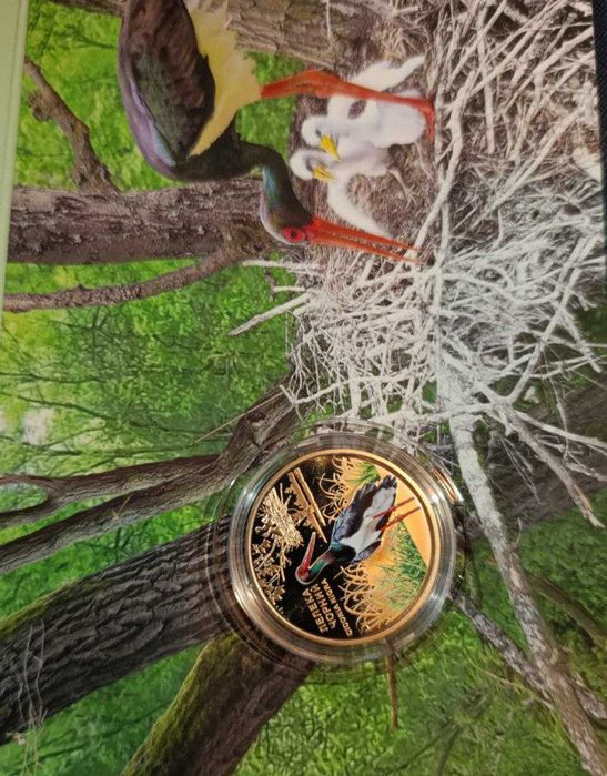 Монета НБУ 5 гривень  Монета Лелека чорний та інші...