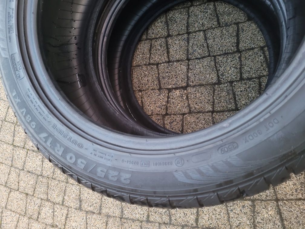 Opony Zimowe 2 Sztuki NOKIAN WR 225/50 R17 5.5 mm Dot 09