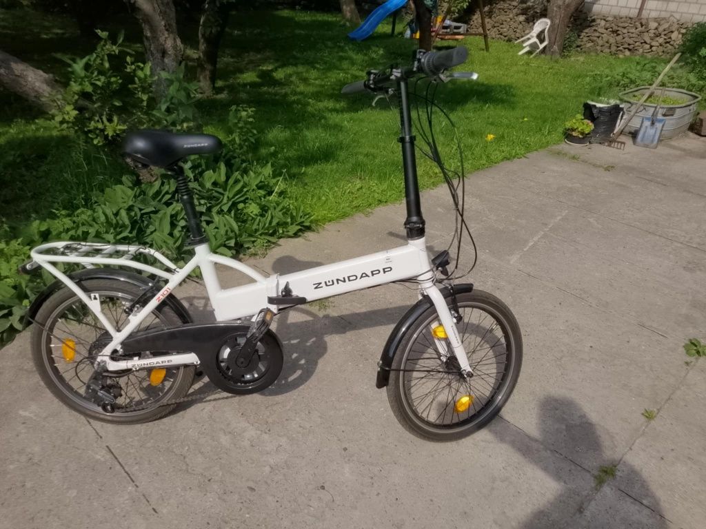Rower elektryczny miejski składak zundap Z101