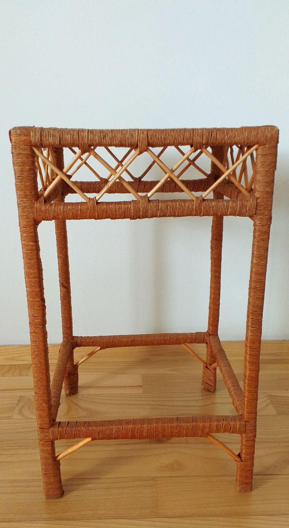 etażerka boho etażerka rattan półka rattanowa etażerka vintage