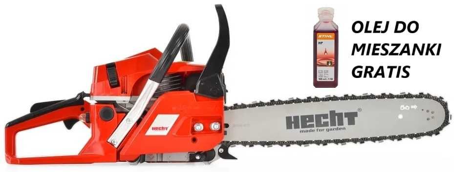 Mocna pilarka spalinowa HECHT 45 prowadnica 40cm 325"olej pilnik Stihl