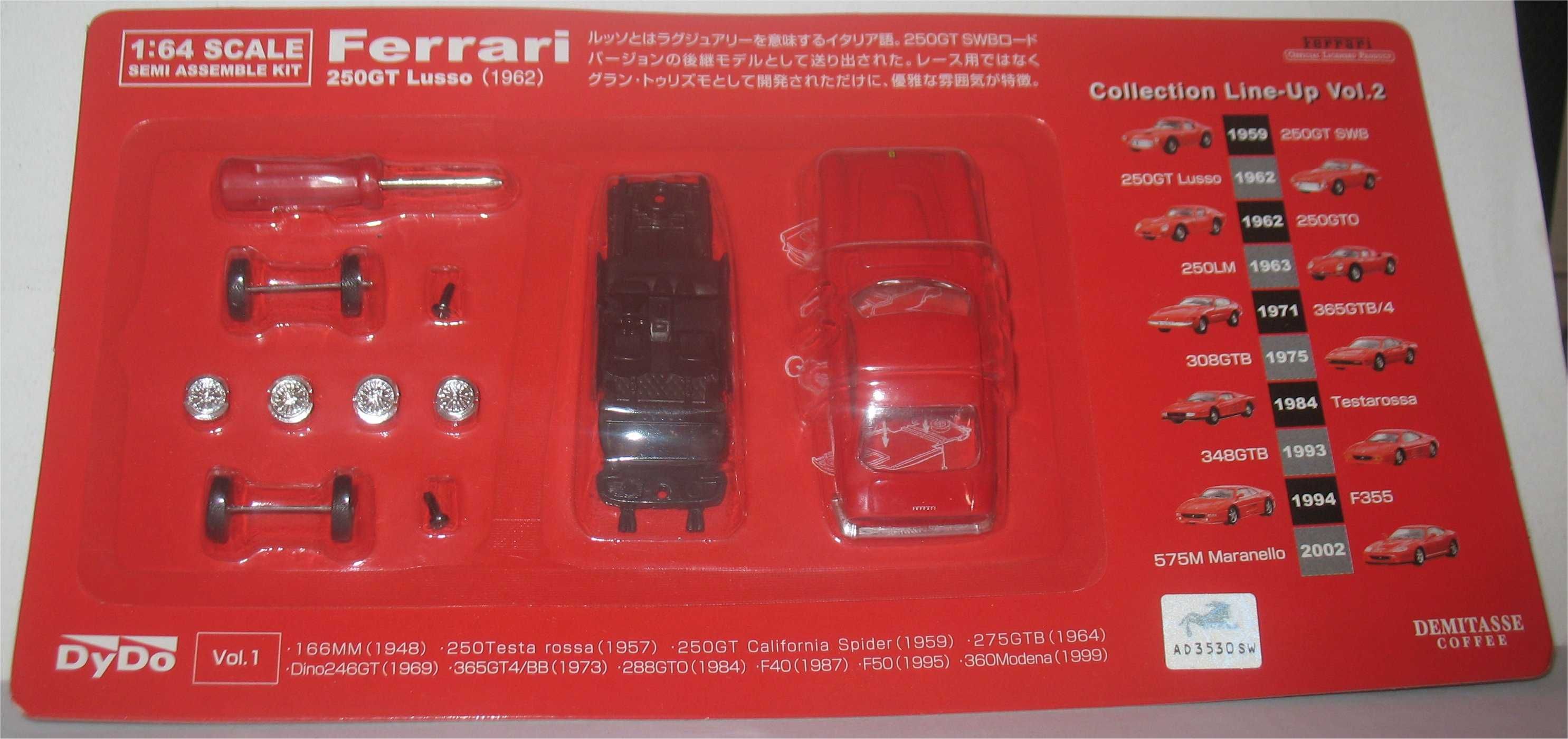 Dydo/Kyosho - Ferrari 250 GT Lusso - 1962 (1/64)