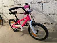 rower dziecięcy m-bike kid 16 różowy