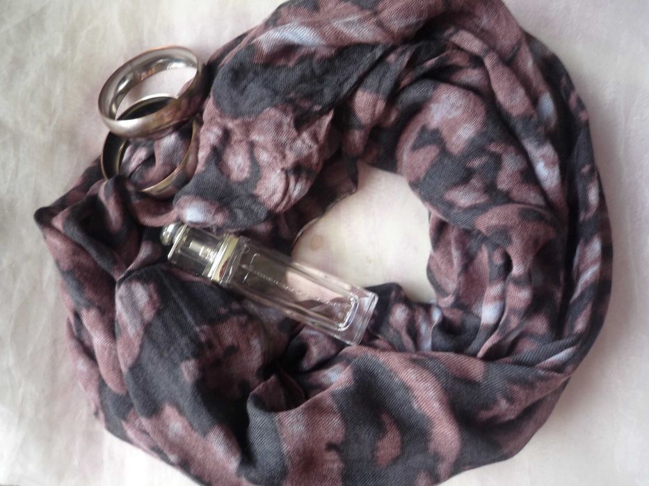 Blue motion снуд хомут петля шейный платок шарф viskose 85*105 леопард