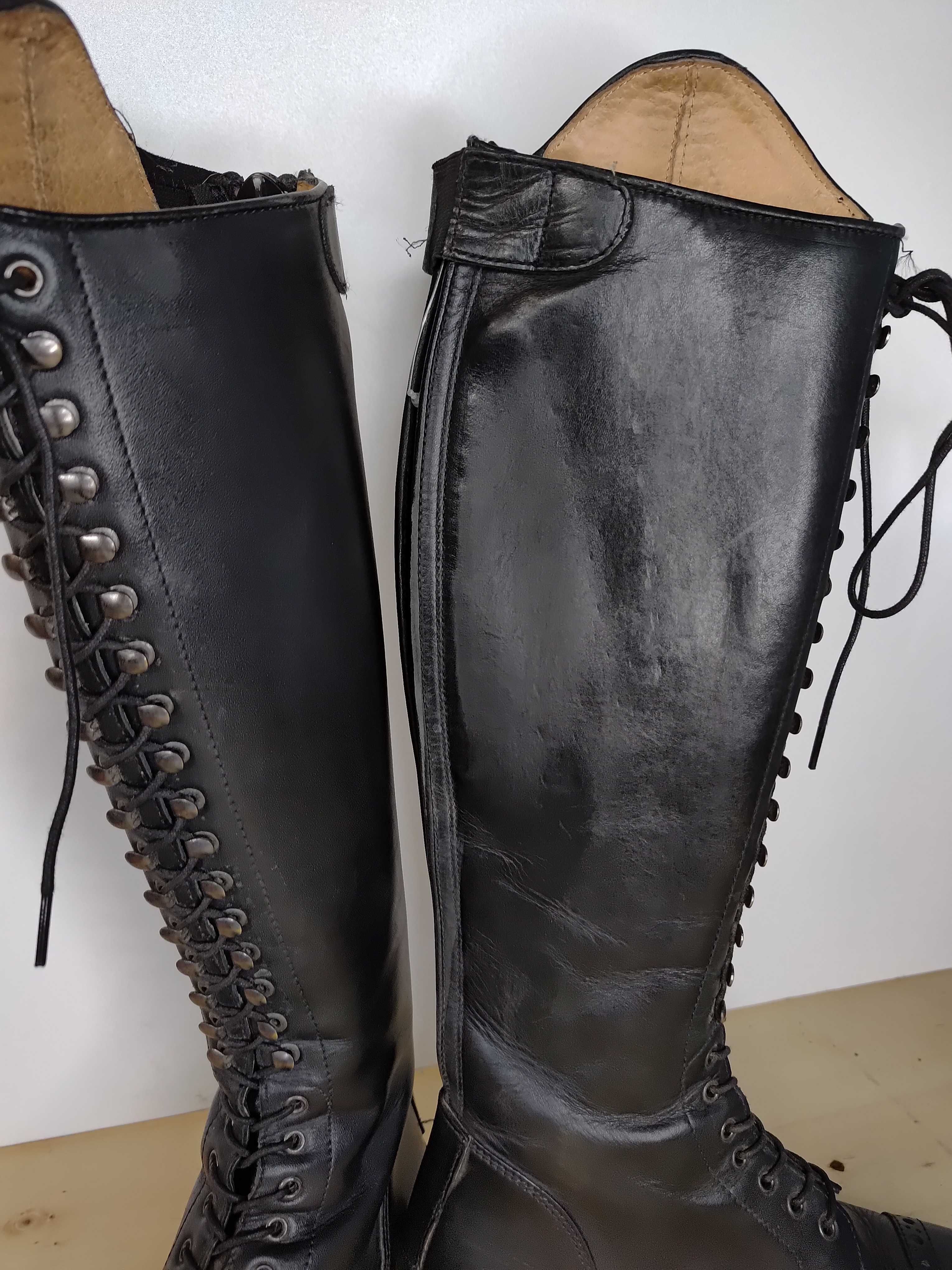 87.36. Oficerki Steeds, Porto Alegre, roz: 36 Slim, łyd: 30,5cm+