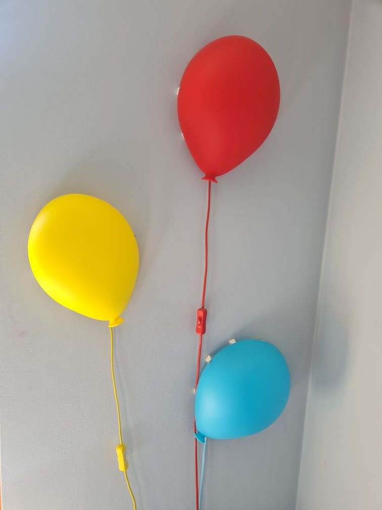 Balony lampki ścienne ikea baloniki kinkiet