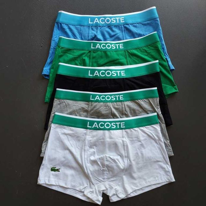 Чоловічі боксери LACOSTE. Набор мужских трусов, хлопок