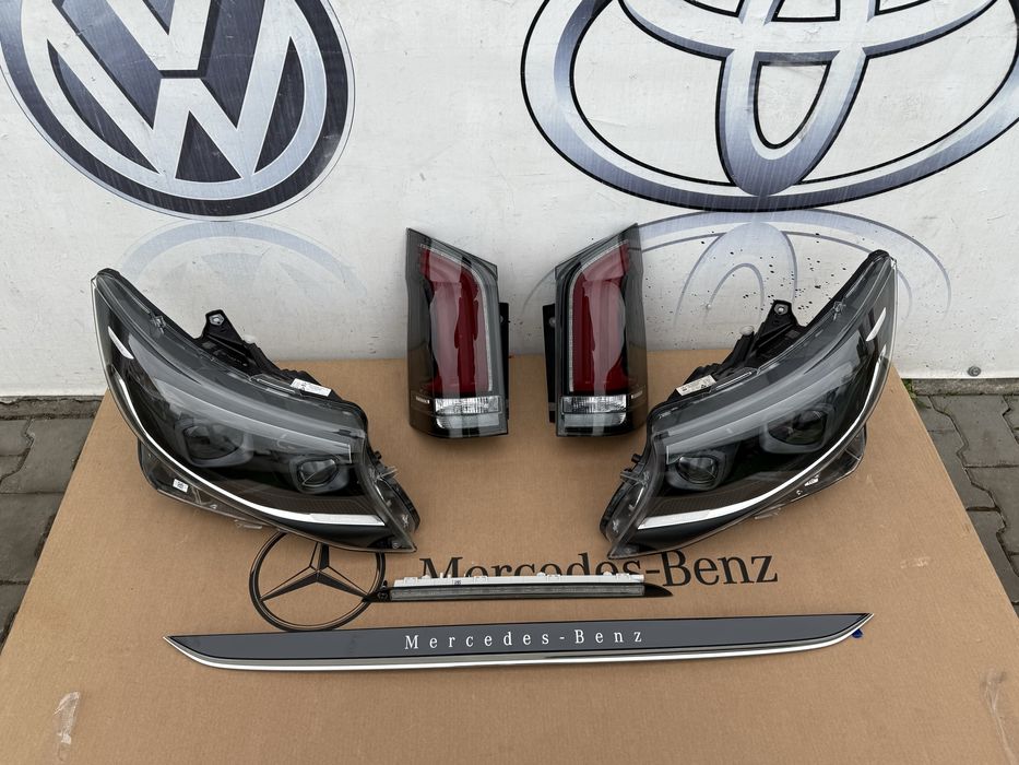 Фара стоп ліхтар фонарь молдинг рестайл Вито Віто Ве-клас Vito V-class