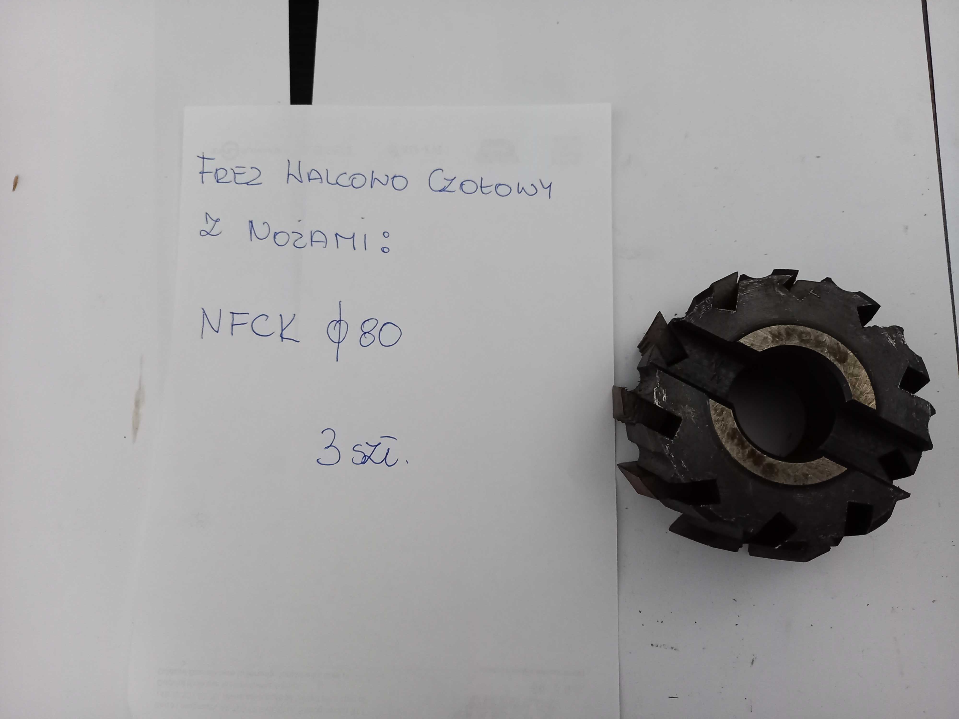 Frez Tarczowy / frez walcowo -czołowy