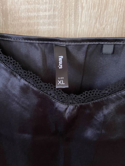 Koszula nocna damska czarna rozmiar XL NOWA