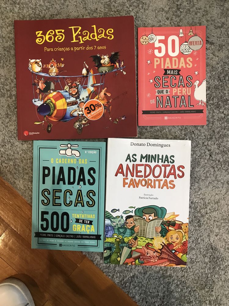Livros de piadas secas