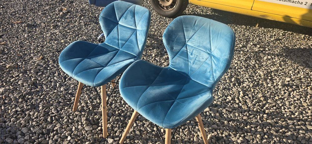 2x krzesło turkus cena za dwa