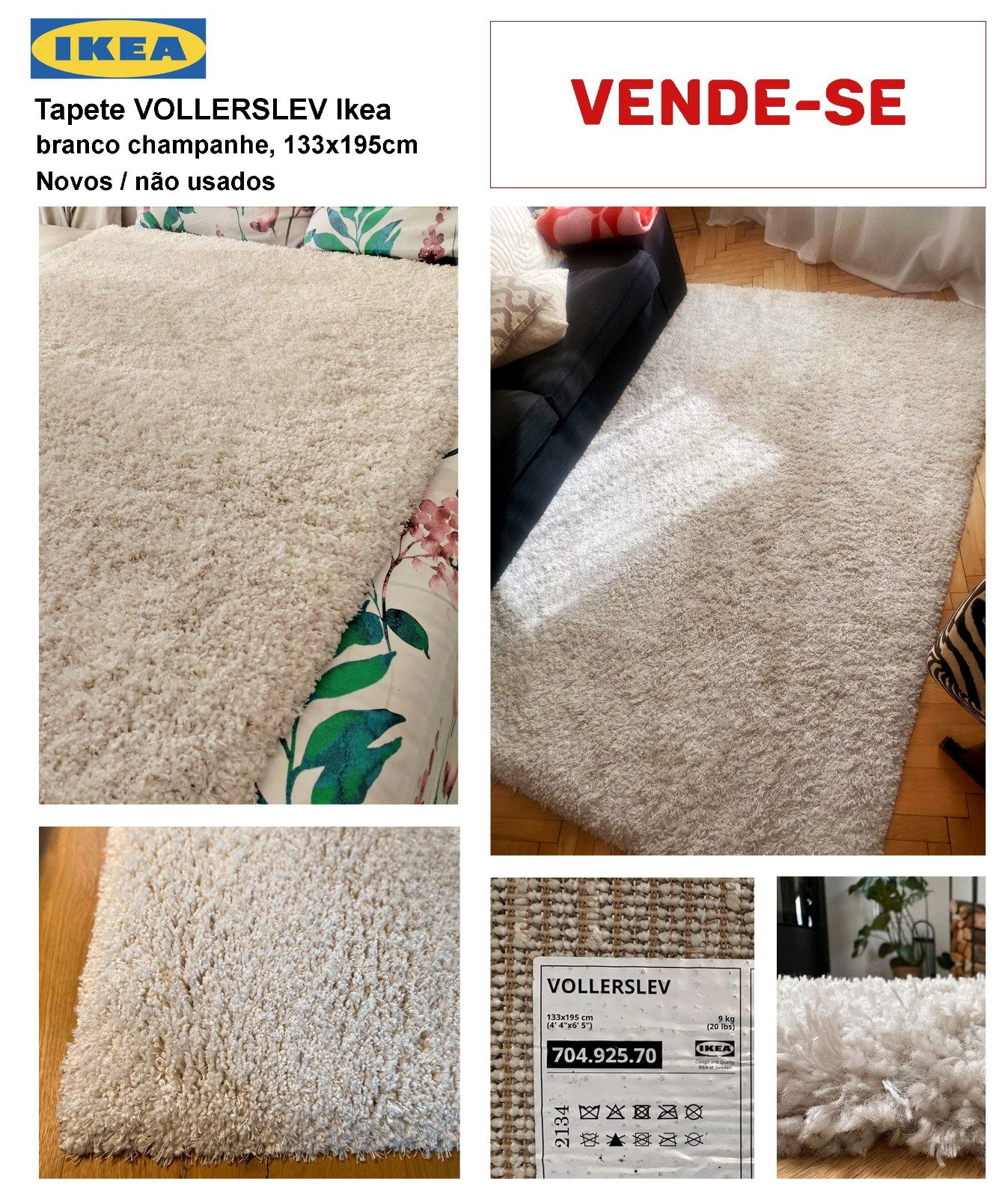 Carpete pêlo alto