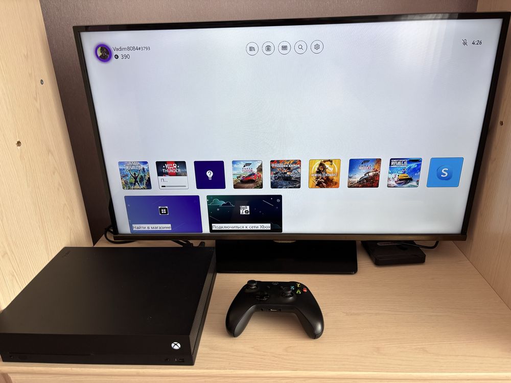 xbox one X 1 Tb чорна