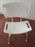 Taboret prysznicowy z oparciem
