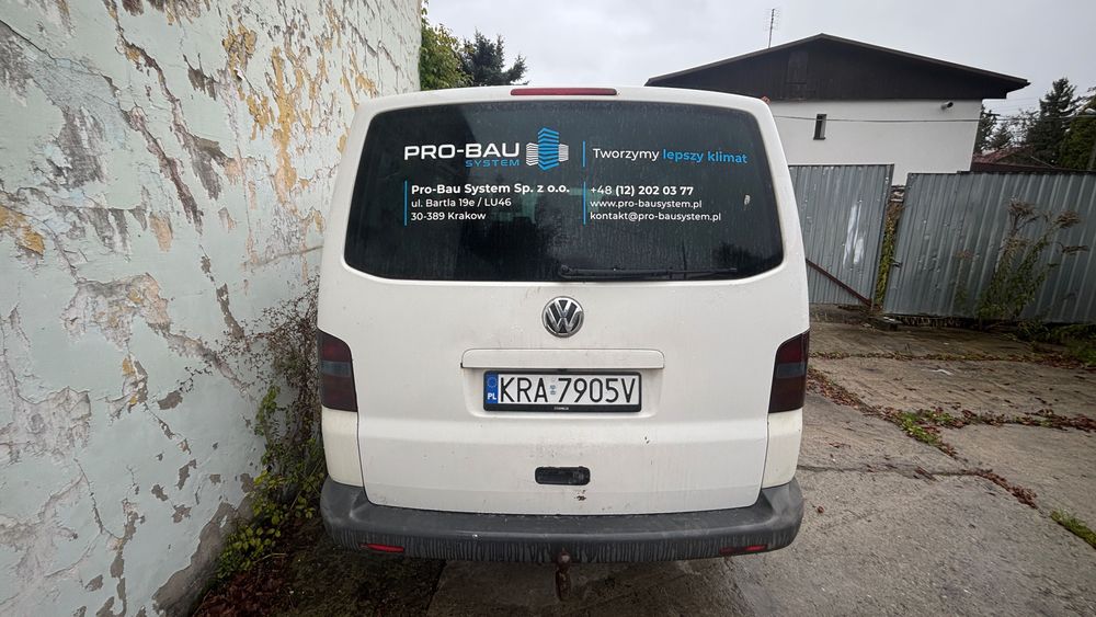 VOLKSWAGEN TRANSPORTER T5 –  do pracy lub przeróbki! rok 2003