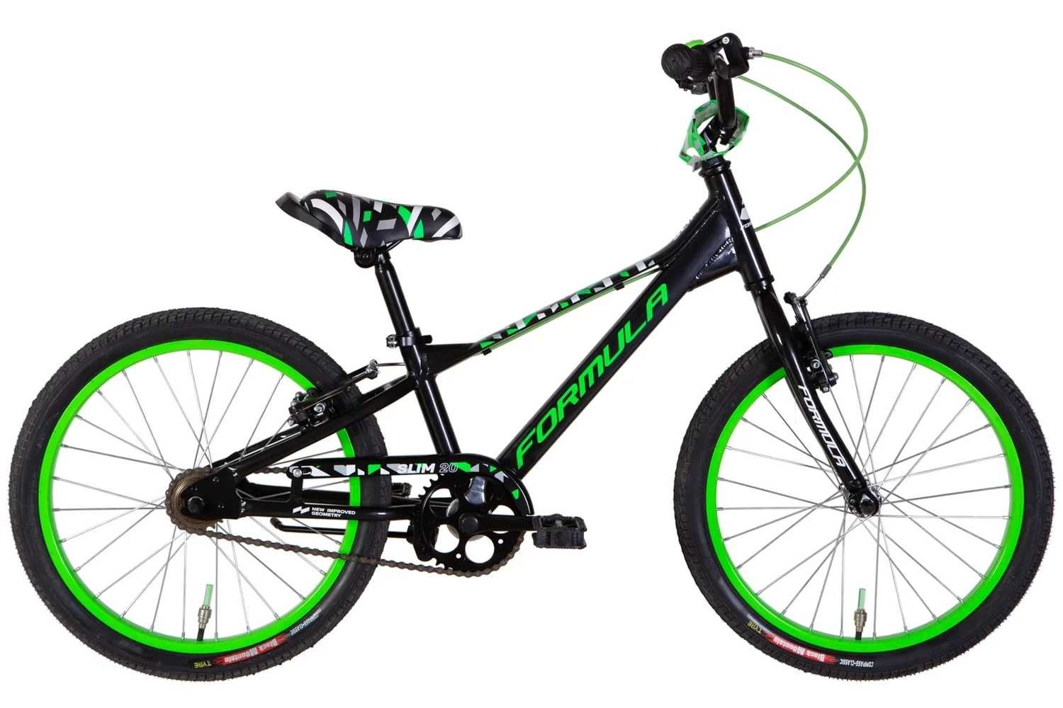 Дитячий велосипед з дод.колесами FORMULA SLIM 20" на зріст 112-128 см