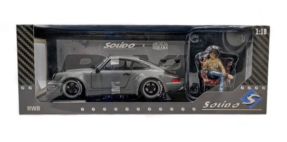 Miniaturas 1/18 mais figura dos fundadores RBW e LBWK