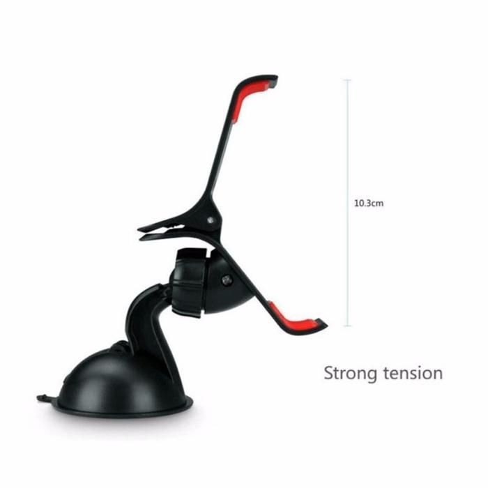 Suporte de telemóvel c/ ventosa para-brisas do carro - Branco