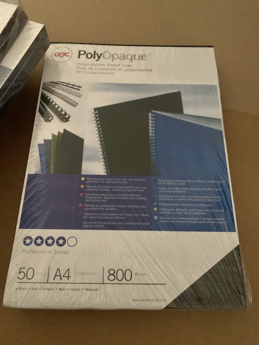 Acetados e PVC Encadernação Diversos (descrição)