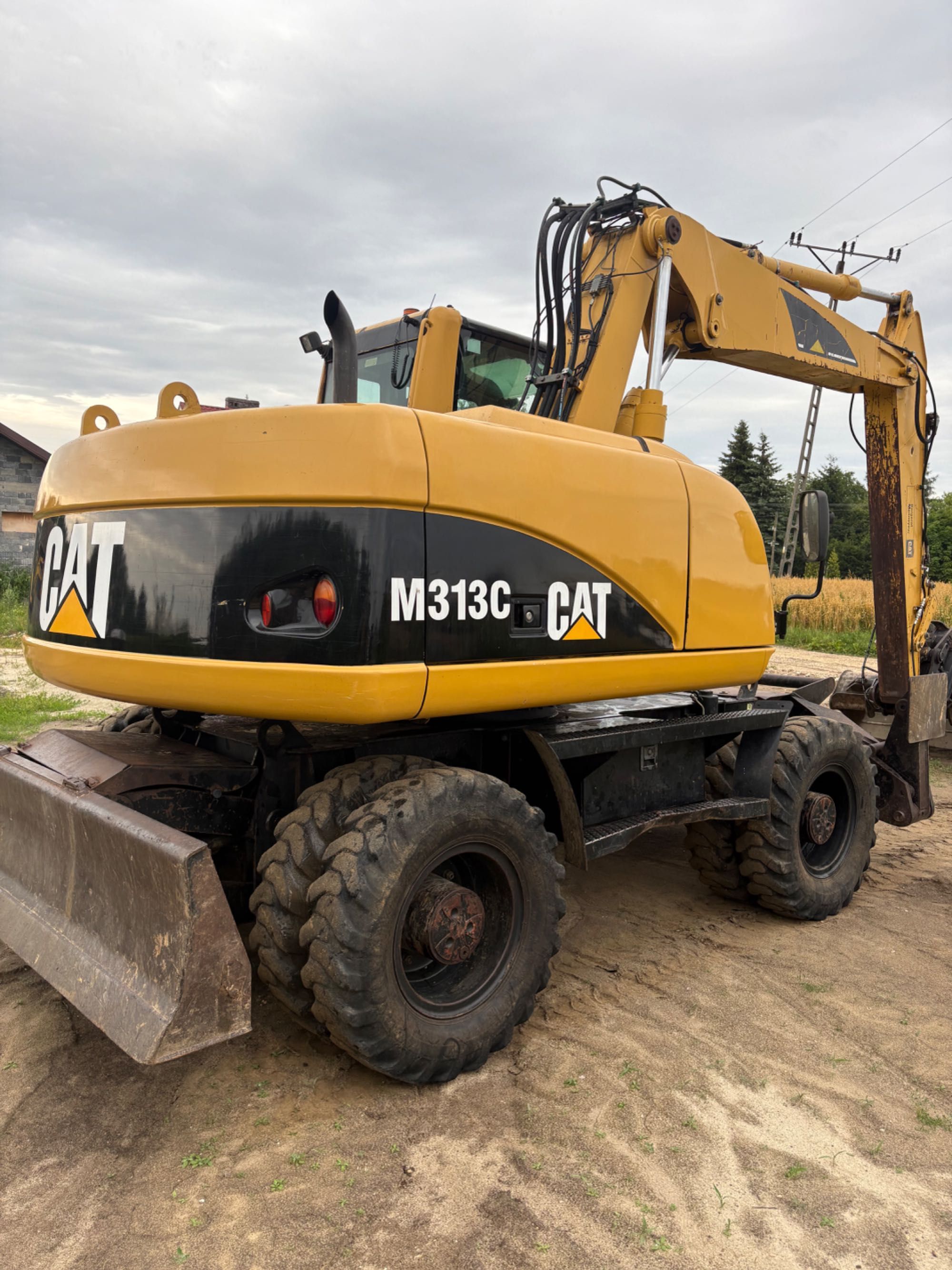 Koparka cat 313c rok 2006 dłuższe ramię umowa