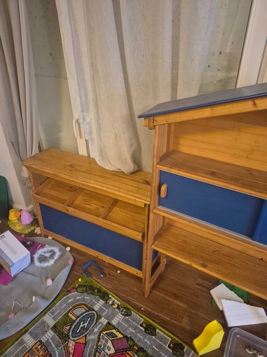 Regał dzieciecy PRL vintage Tanio