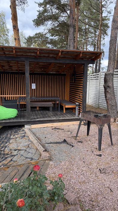 Подобова оренда будинку Зруб з банькою  та чаном