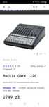Mixer mackie  onyx 12/20