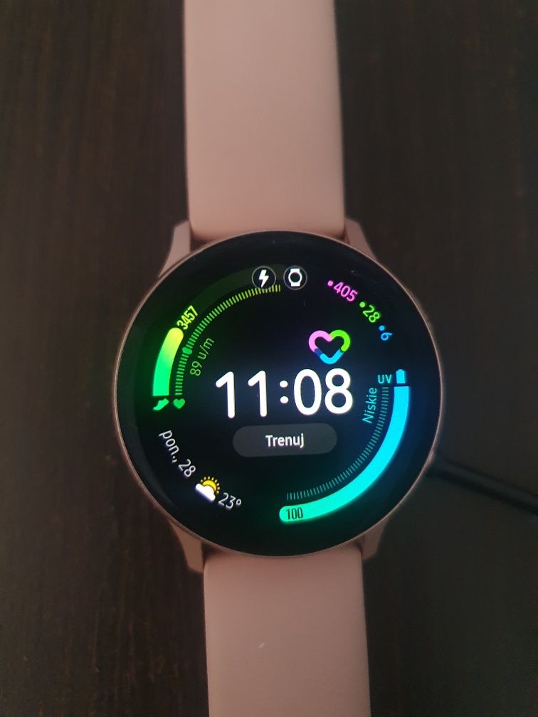 Zegarek samsung active 2 pink gold sm r830 różowy pasek