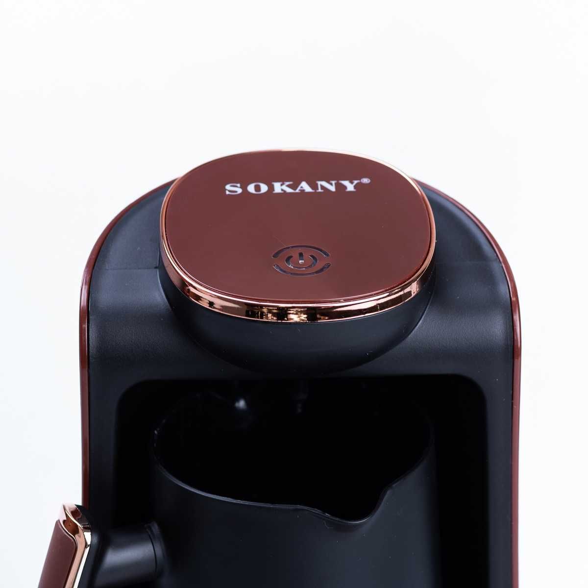 Электрическая турка для кофе Sokany SK-0136 250 мл, черный с золотом