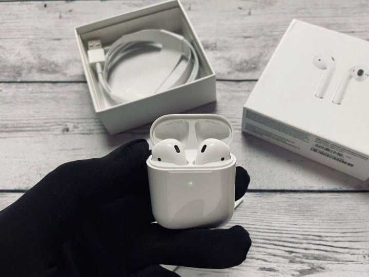 Бездротові навушники АирПодс 2 Lux якість + чехол у подарунок!!