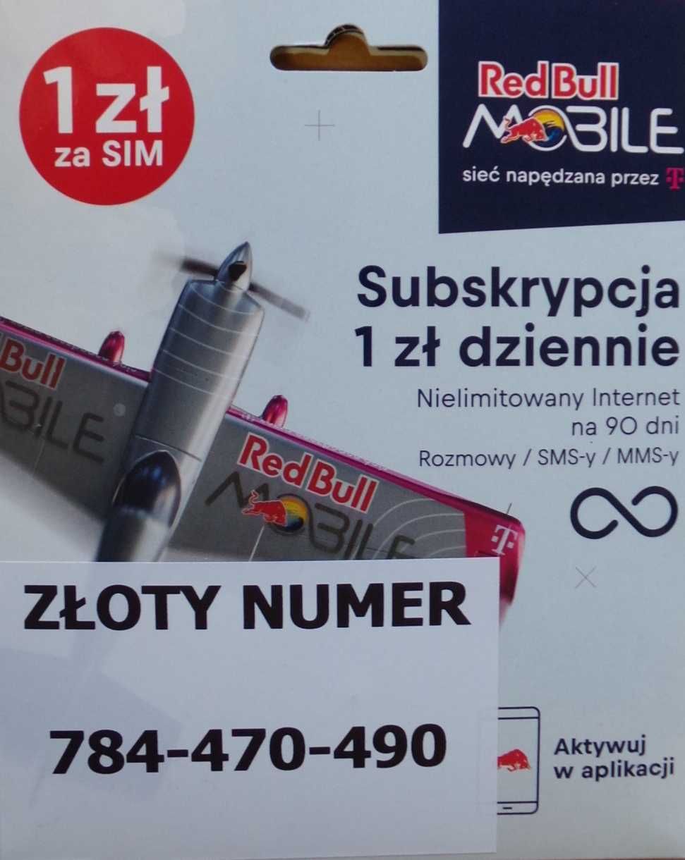 Łatwy numer, złoty numer starter RedbullMobile