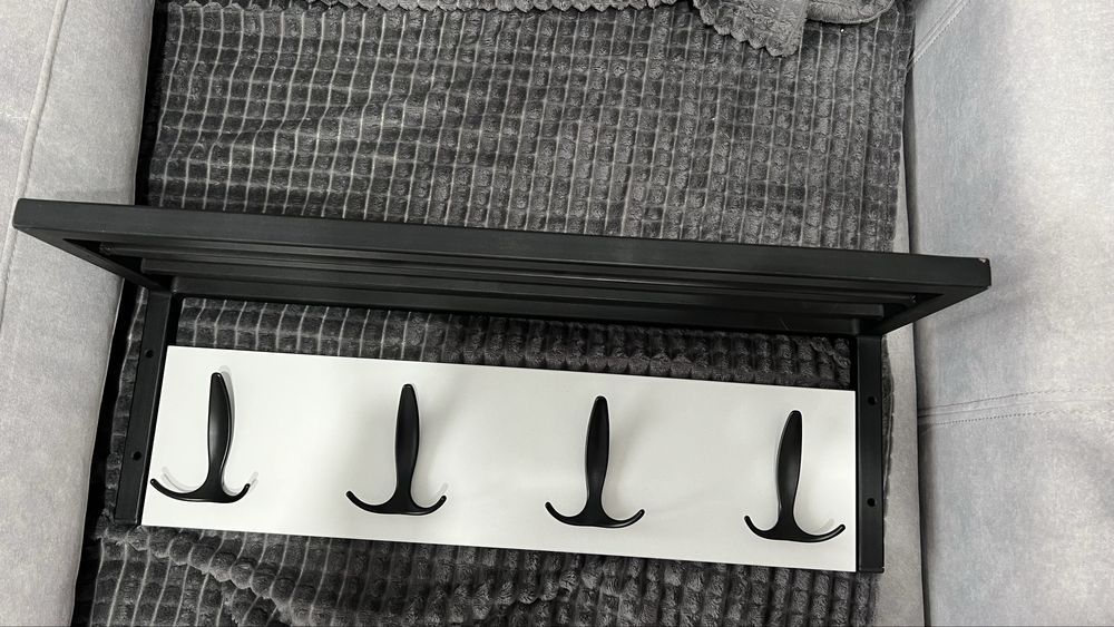 Вішак в коридор,вішак для одягу,вішак з полкою