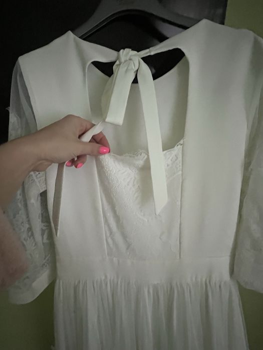 Біла сукня 44 розмір