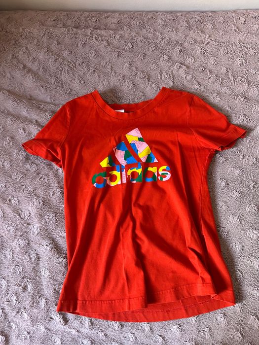 Bluzka Adidas Lego stan bardzo dobry czerwona rozm. 152