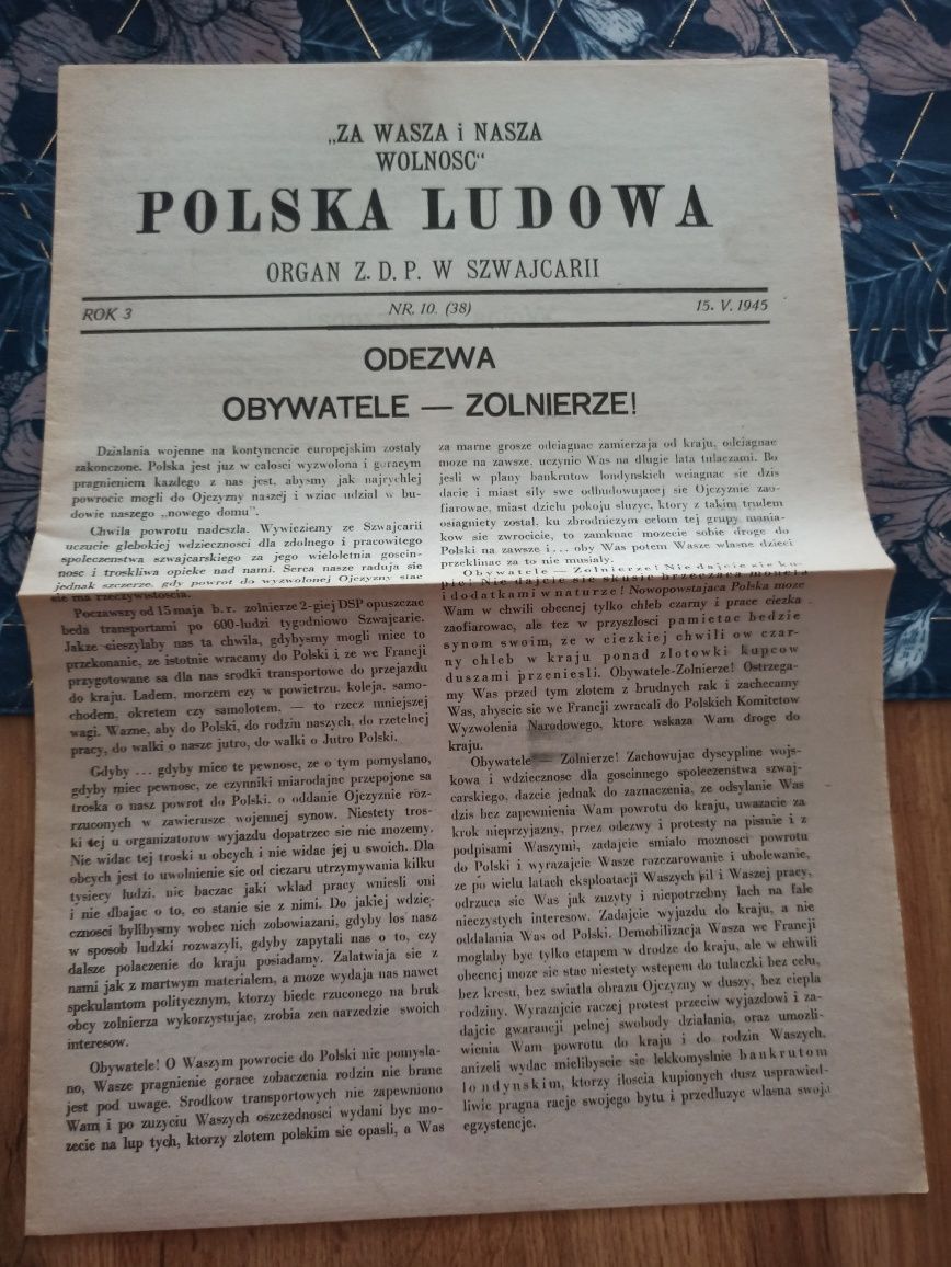 Gazeta Polska Ludowa 15.V.1945