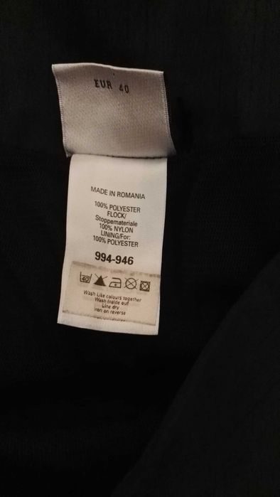 Юбка миди черная нарядная женская,размер евро 12(40) 46-48размер Next