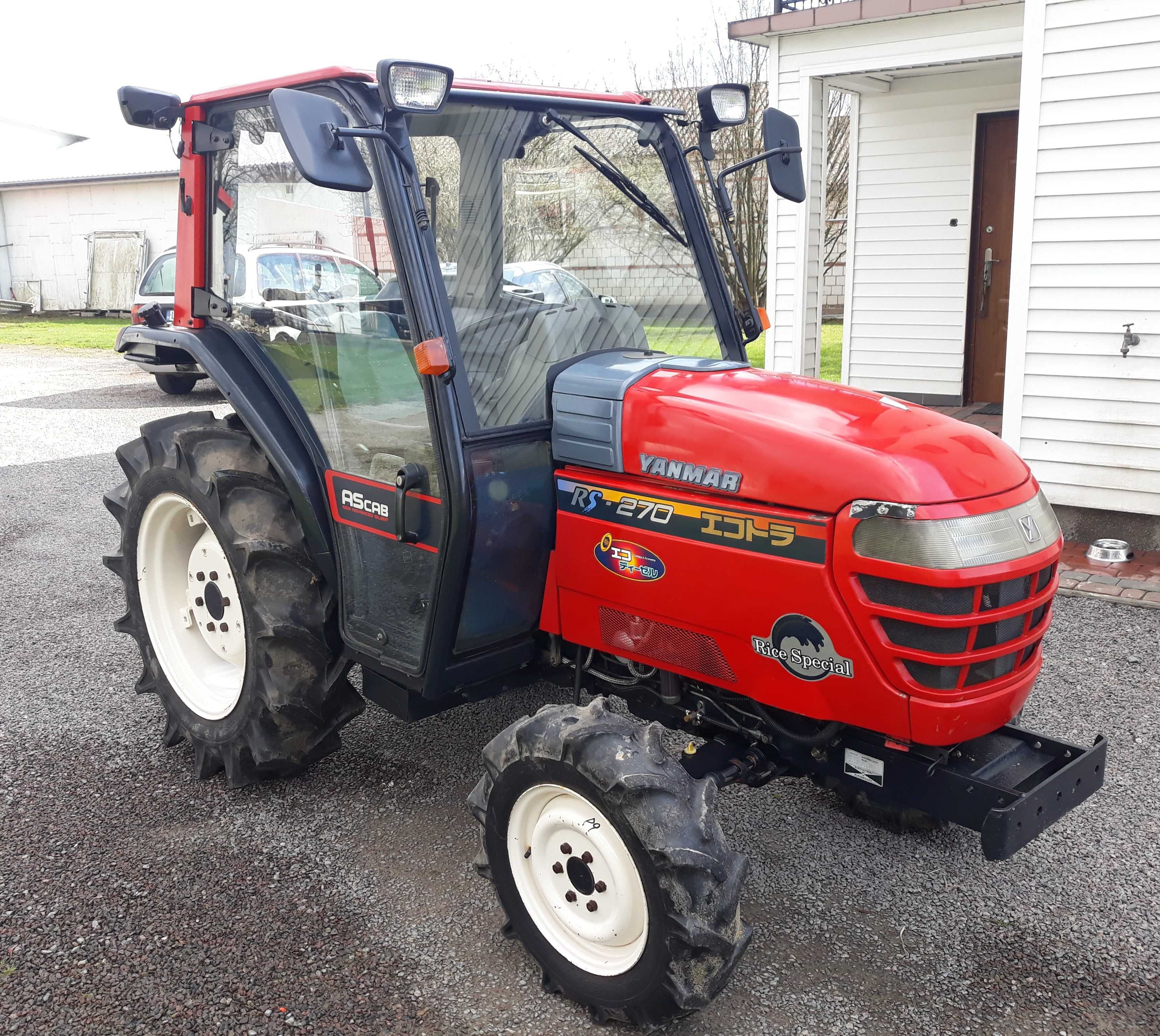 Traktorek Yanmar RS-270, 27KM, Kabina, 4x4