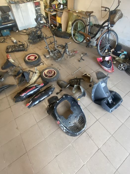 skuter na czesci zipp quantum 50 4t