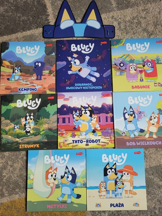 Zestaw książek o Bluey nowe