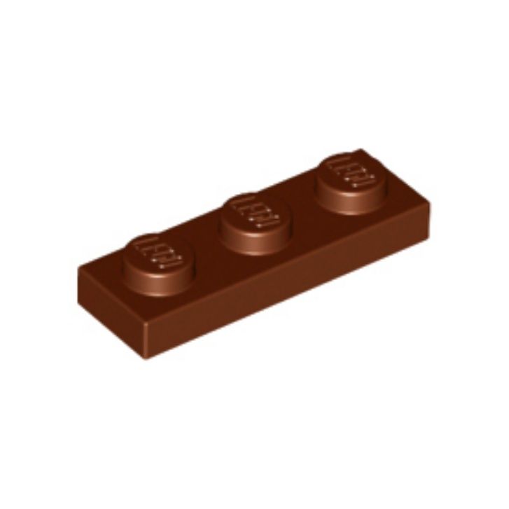 LEGO 3623 Płytka 1X3 Reddish Brown 1 szt.