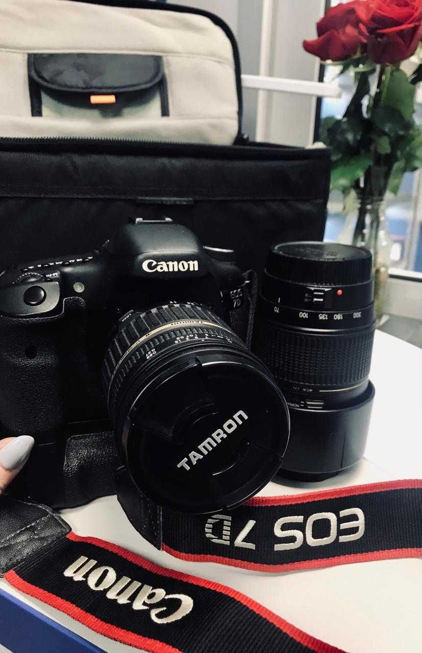 камера CANON + 2 об"єктиви Tamron