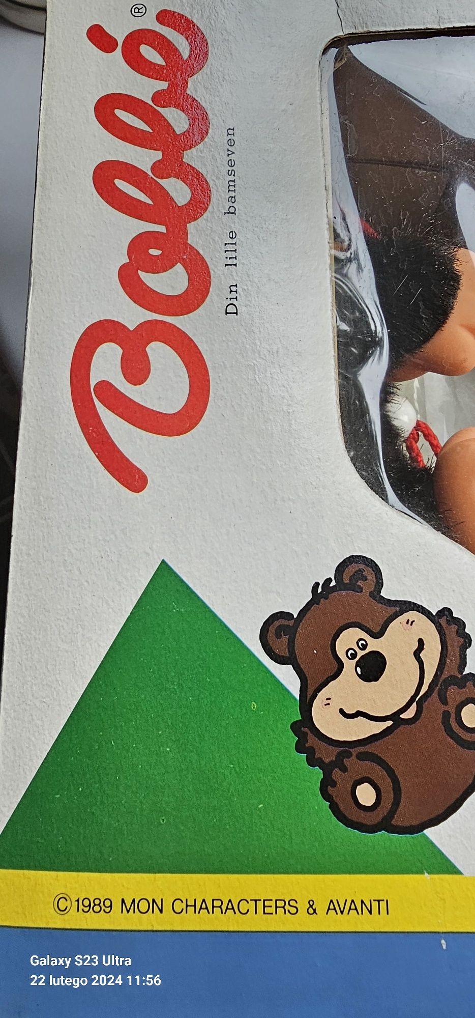 BOBBE Jedyna maskotka z dźwiękiem  oryginal Japonia 1989r
