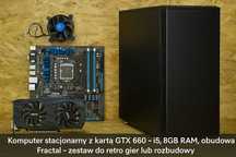 PC do nauki, Internetu, gier – i5, 8GB RAM, GTX 660, obudowa Fractal