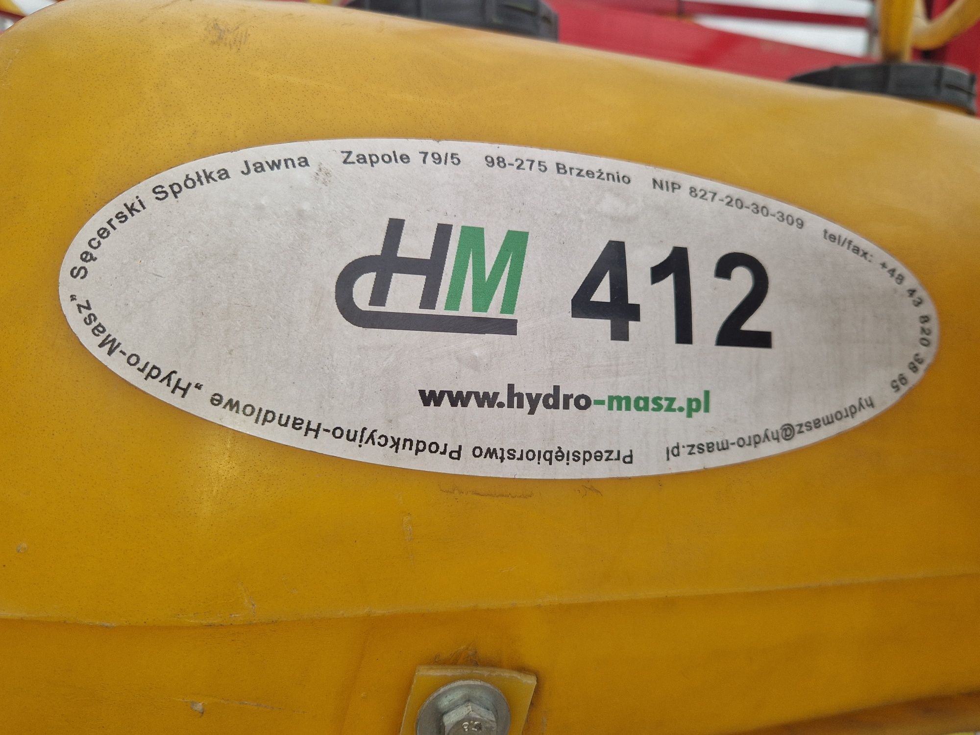 Opryskiwacz polowy HM12 hydro masz