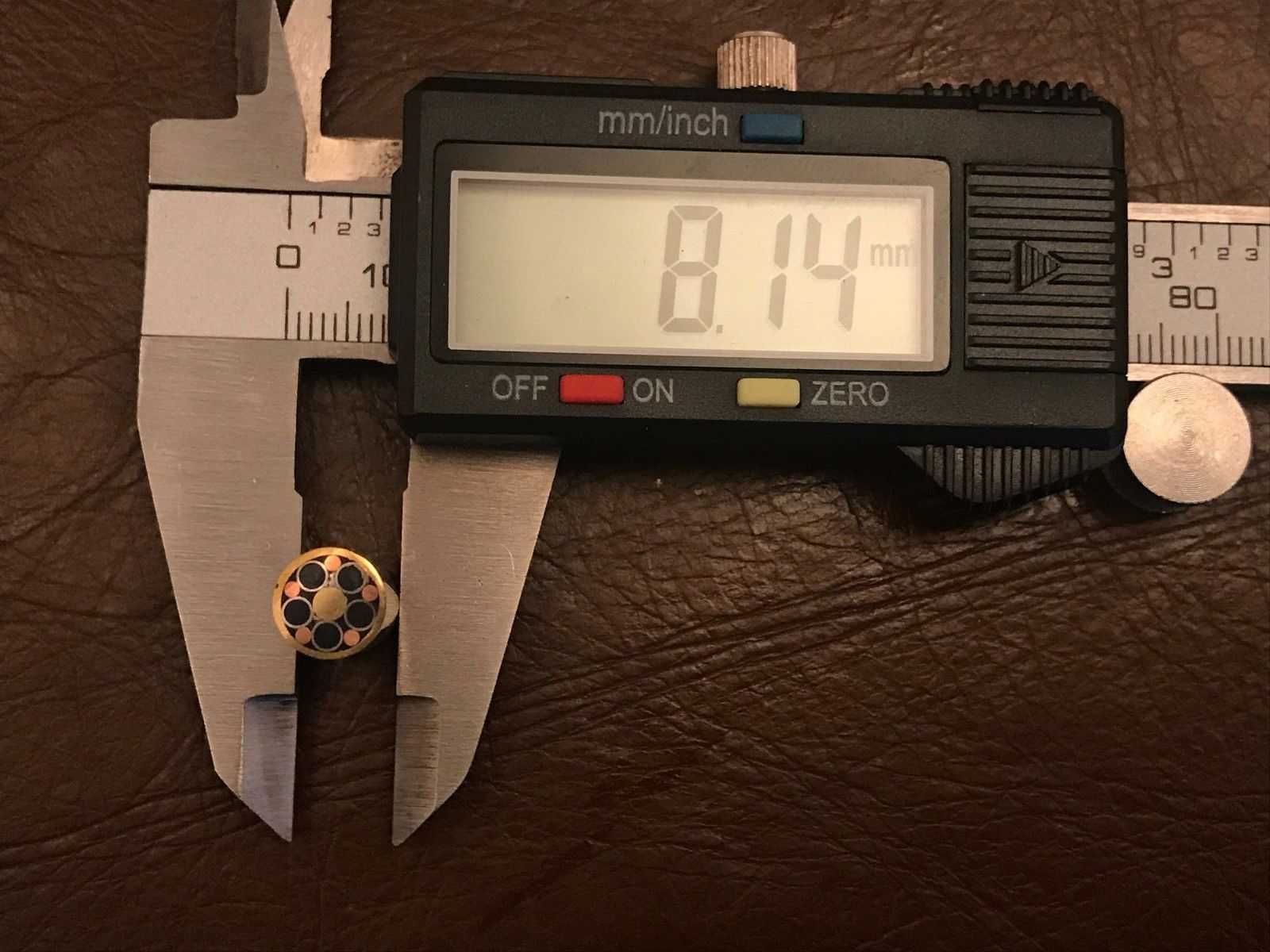 Knifemaking mosiężny pin ozdobne 8mm 1szt