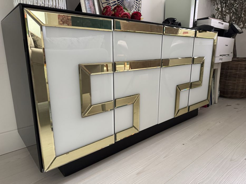 Komoda Elite 140x70 cm czarno-złota Kare